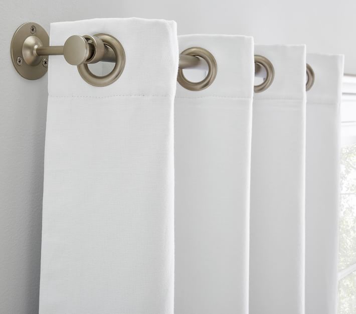 Quincy Cotton Canvas Grommet Blackout Curtain Panel Pottery Barn Kids