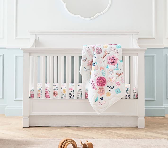 Sasha's Garden Baby Quilt | Pottery Barn Kids