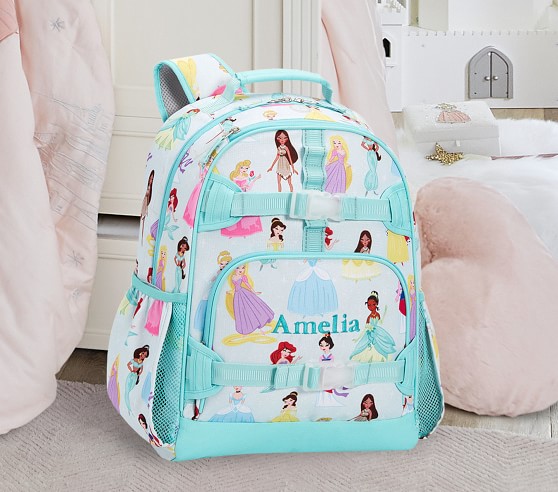 Cute Childrens Adjustable Backpack Princess Pink Navy Blue Childrens Bag