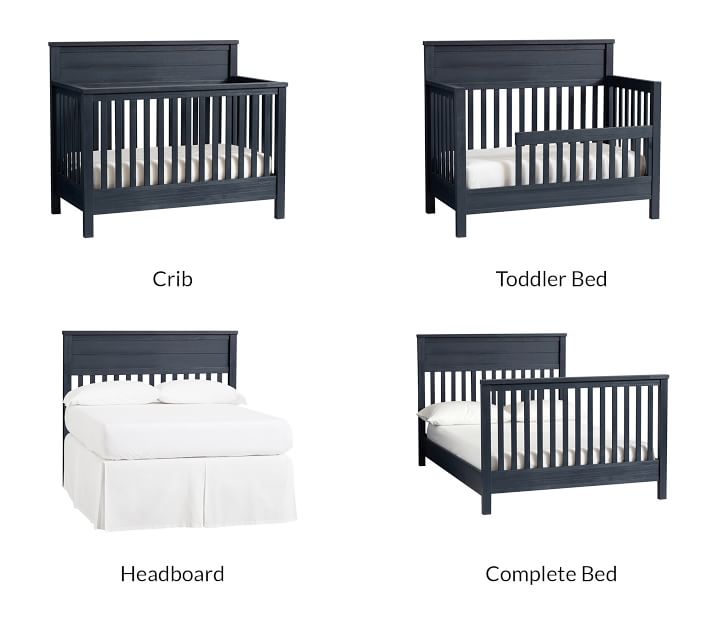 Charlie 4in1 Convertible Baby Crib Pottery Barn Kids