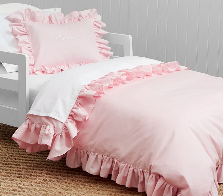 Pottery Barn Kids The Ruffle Collection Twin Lavender Duvet Cover 2 Available! 