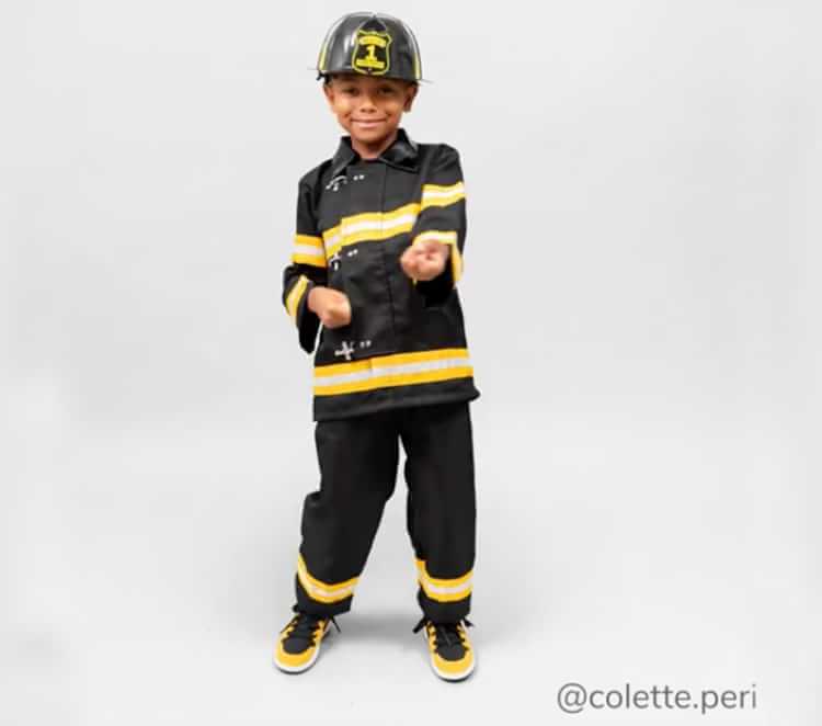 firefighter coat costume