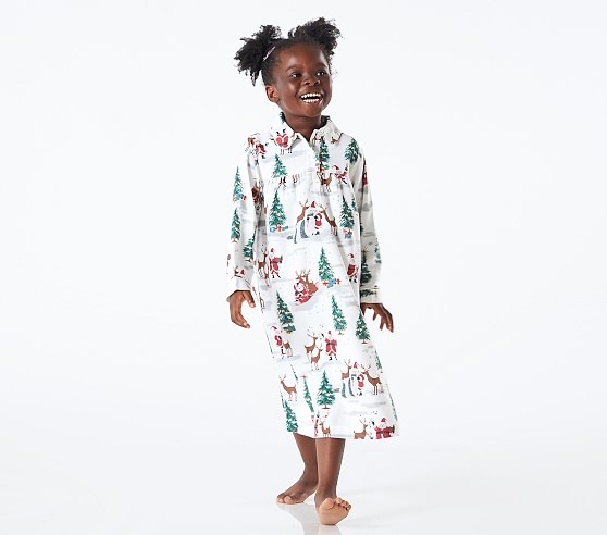 Santa Girls Christmas Nightgown 