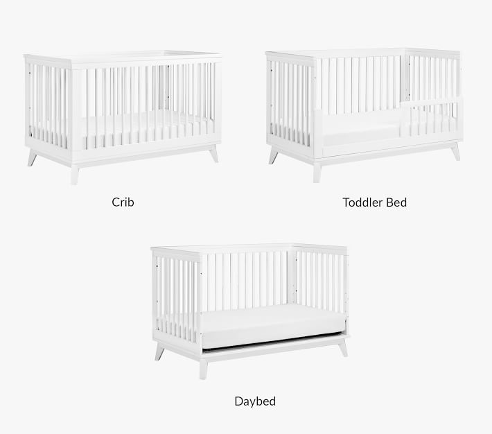 Babyletto Scoot 3 In 1 Convertible Crib & Conversion Kit Set 