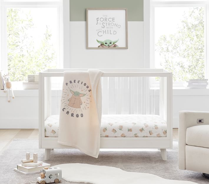 Sloan Acrylic Convertible Baby Crib Pottery Barn Kids