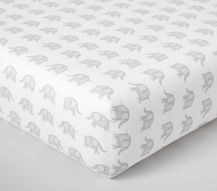 Taylor Organic Crib Fitted Sheet Pottery Barn Kids