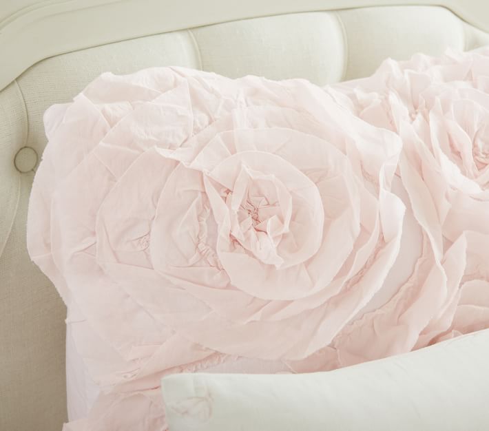 Couette Bébé Pottery Barn Monique Lhuillier 'Rosette' - Couleur Blush, 36x50 Pouces, Neuve Sans étiquette