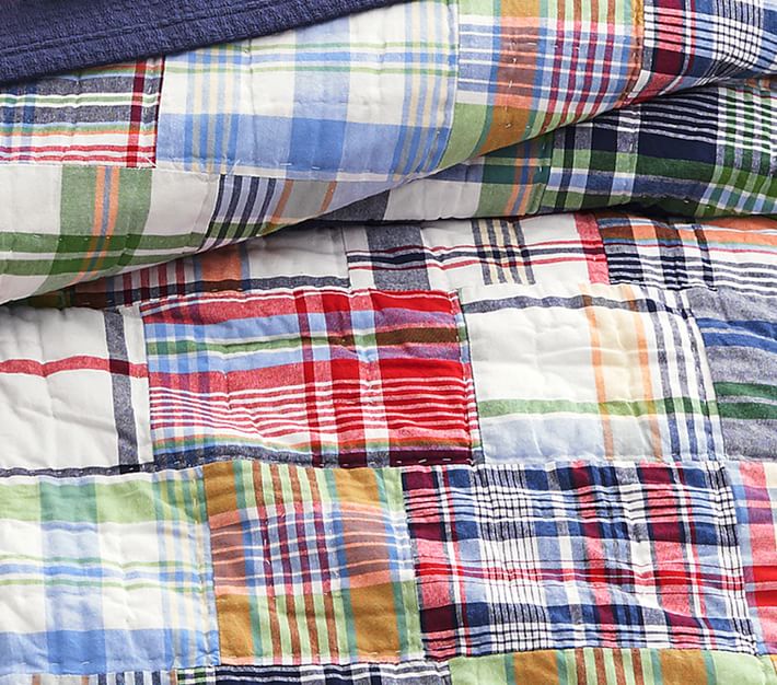Madras Kids' Comforter Set Pottery Barn Kids