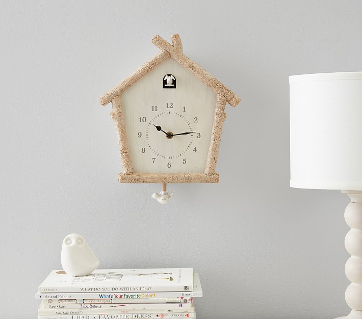 Birch Cuckoo Clock Pottery Barn Kids