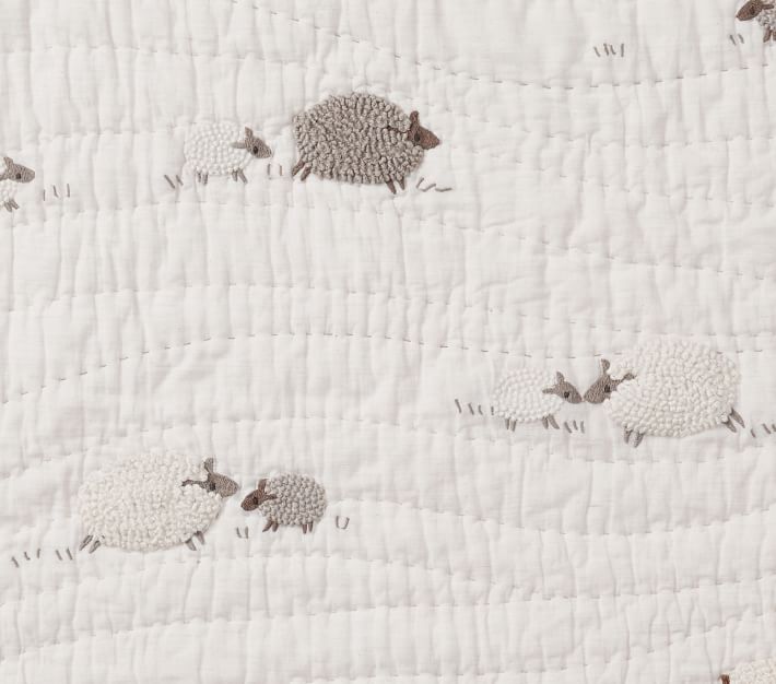 Sleepy Sheep Toddler Bedding Pottery Barn Kids