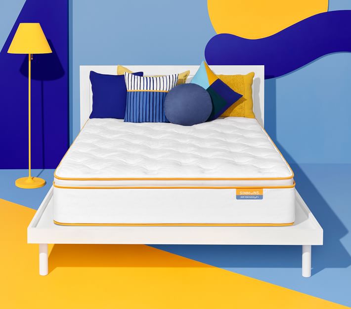 Simmons® Sleep Goalzzz Plush Pillow Top Mattress Pottery Barn Kids