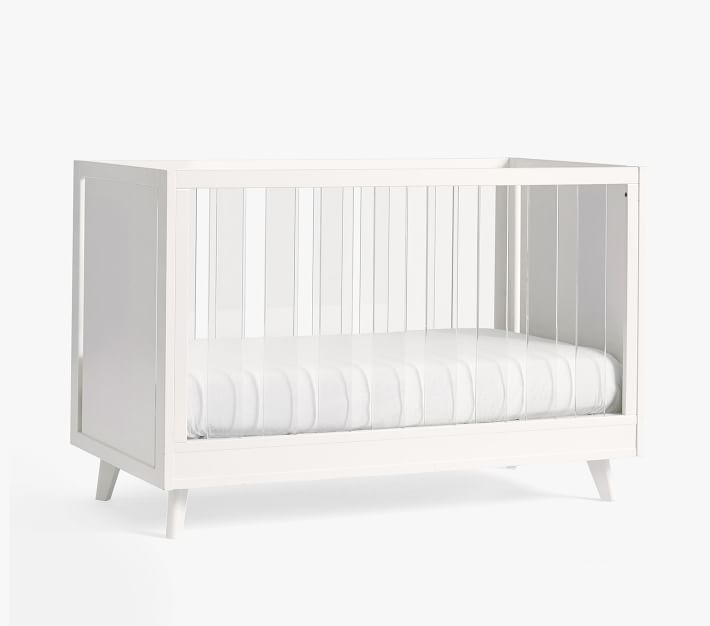 Sloan Acrylic Convertible Baby Crib Pottery Barn Kids