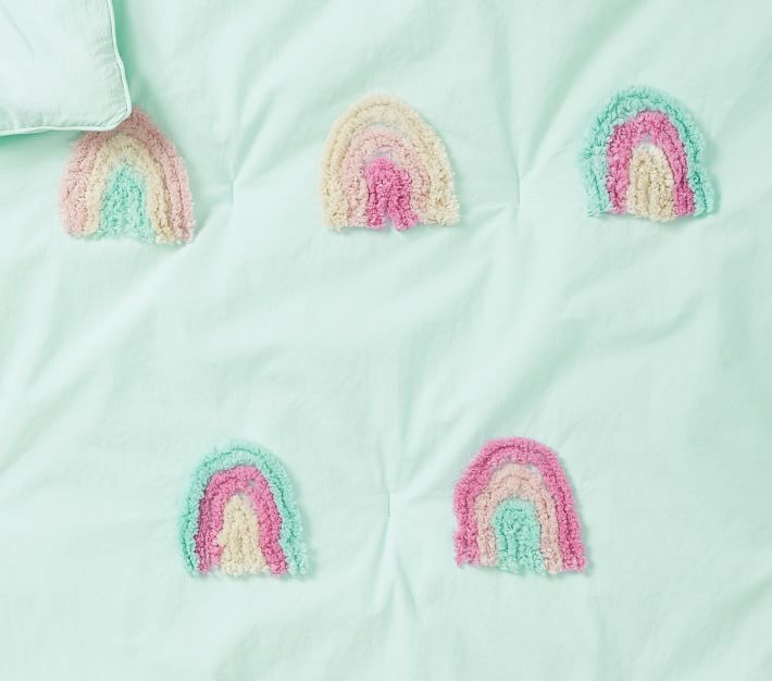 Candlewick Rainbow Comforter Toddler Bedding Pottery Barn Kids