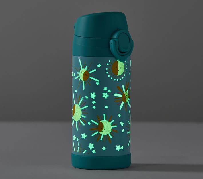 Mackenzie Aqua Sunshine Glow-in-the-dark Water Bottle 