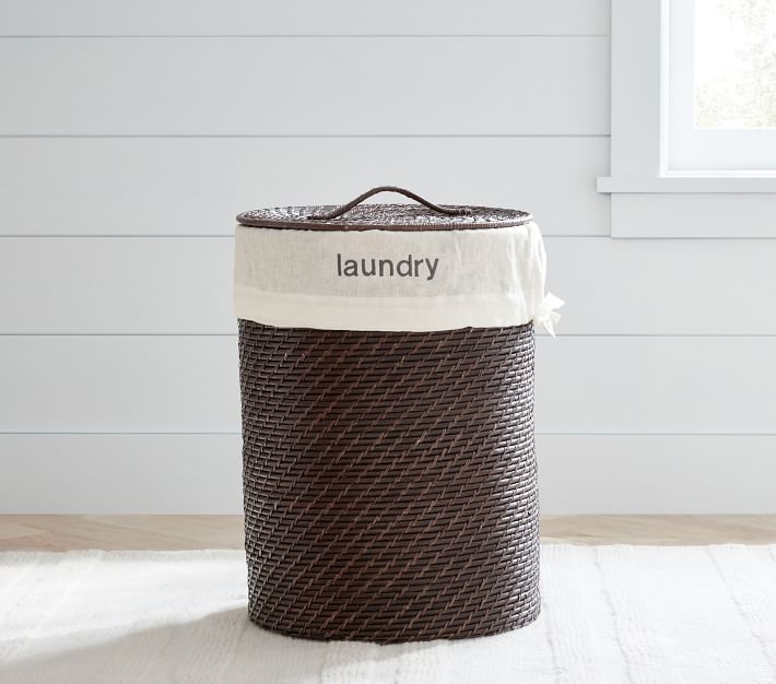 Quinn Espresso Baskets Kids Storage Pottery Barn Kids