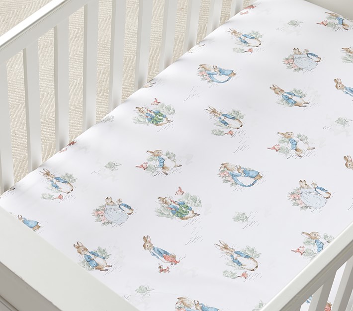 Peter Rabbit™ Organic Crib Fitted Sheet Bundle Set of 2 Pottery