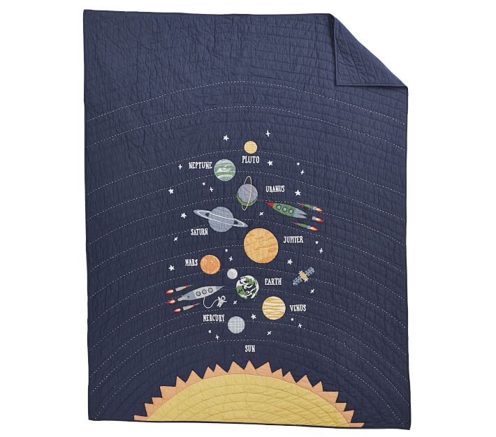 Solar System Glow-in-the-Dark Quilt & Shams | Pottery Barn Kids