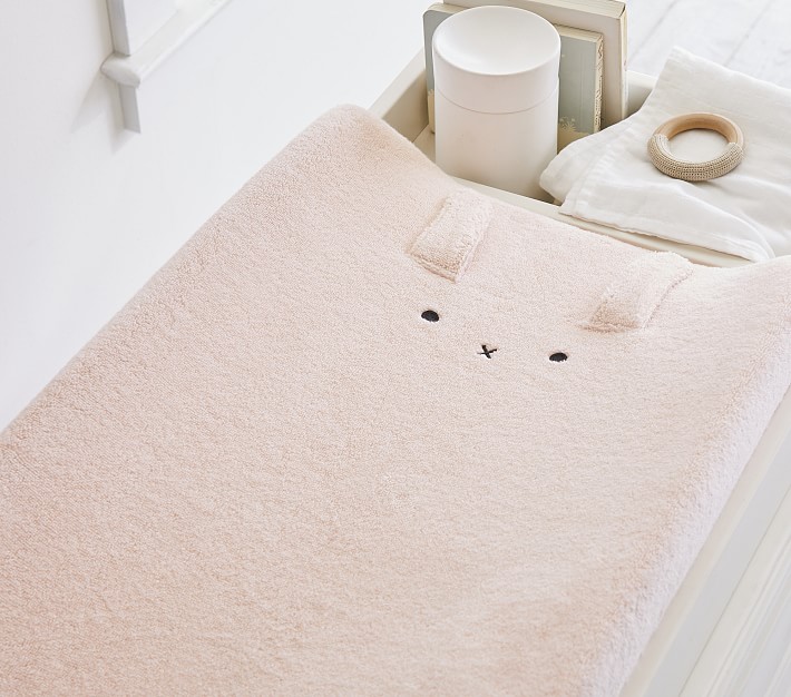 Super Soft Bunny Changing Pad Pottery Barn Kids