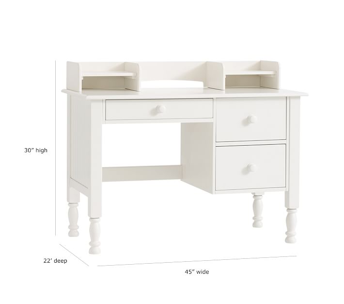 Catalina Kids Storage Desk & Low Hutch Pottery Barn Kids