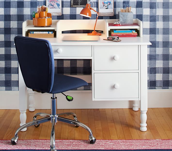 Catalina Kids Storage Desk & Low Hutch Pottery Barn Kids