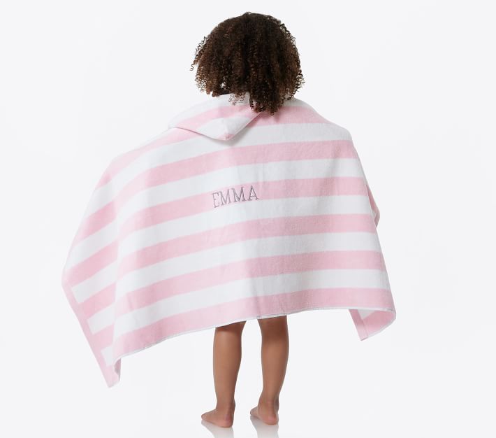Rugby Stripe Hooded Towel Pottery Barn Kids