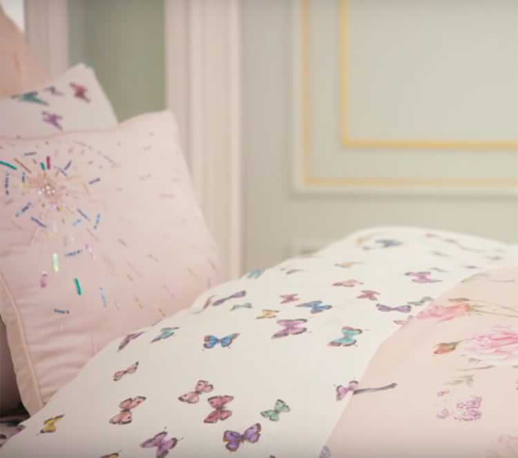 Pottery Barn Kids Bright Pink HEART Toddler Duvet/Fitted Sheet/Pillowcase Crib 