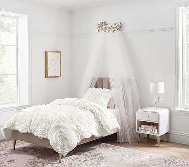 Monique Lhuillier Frosted Butterfly Cornice and Sheers