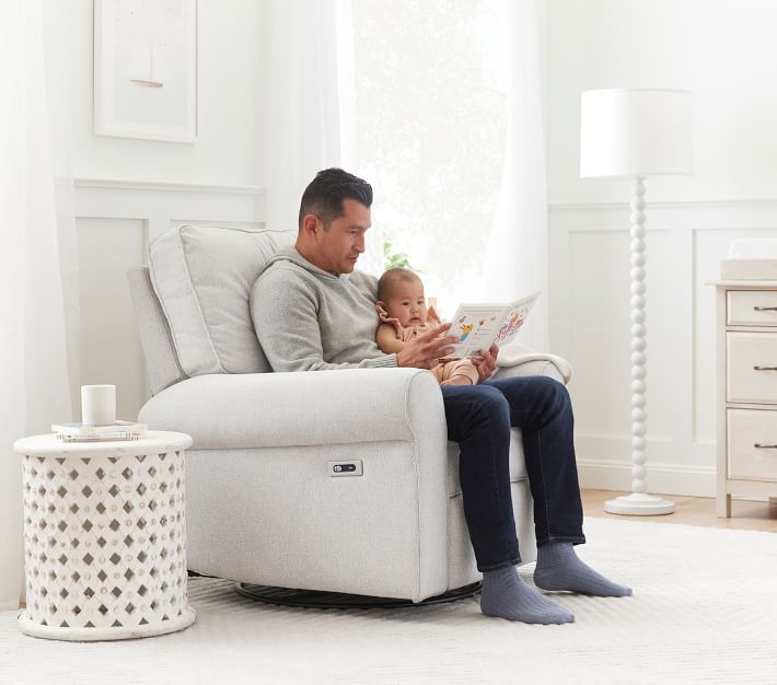 Comfort Swivel Nursery Glider & Recliner Chair Pottery Barn Kids