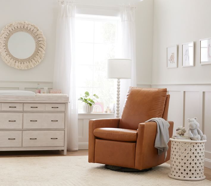 Paxton Swivel Glider & Recliner | Modern Nursing Chair | Pottery Barn Kids