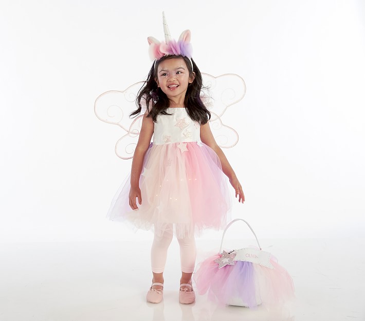 Kids Light-up Unicorn Tutu Halloween Costume 