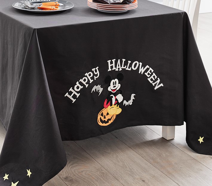 Disney Mickey Mouse Halloween Tablecloth Pottery Barn Kids