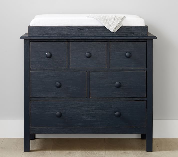 Kendall Nursery Changing Table Dresser & Topper | Pottery Barn Kids