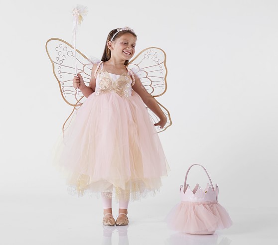 Pink Fairy Halloween Costume 2022 Kids Butterfly Fairy Costume Pink Pottery Barn Kids