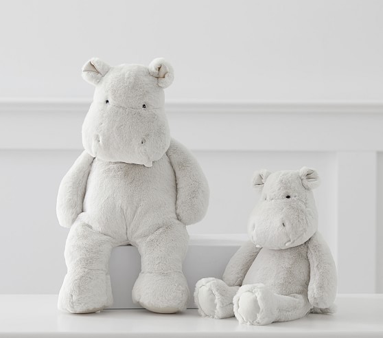 grey hippo stuffed animal