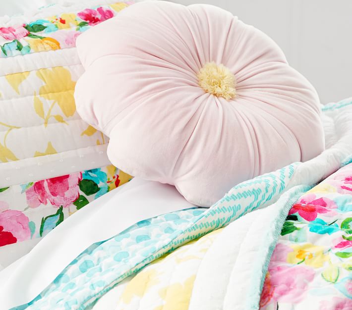 Flower Nursery Throw Pillow Pottery Barn Kids