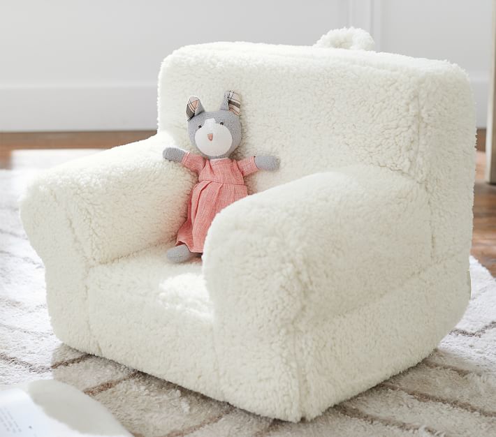 my first cream sherpa anywhere chair