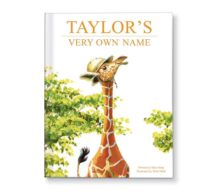 My Very Own Name Giraffe Personalized Book | Pottery Barn Kids