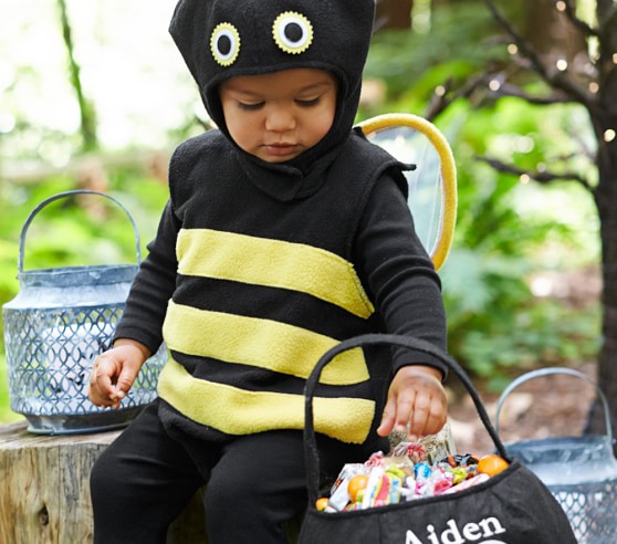 Bumblebee Infant Hooded Bunting Halloween Costume-Size 9-12 months 