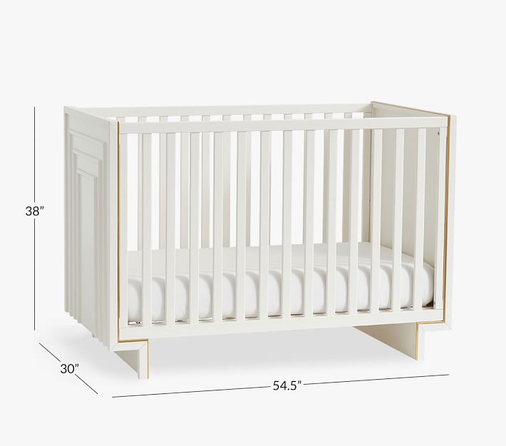 Art Deco Modern Crib | Pottery Barn Kids