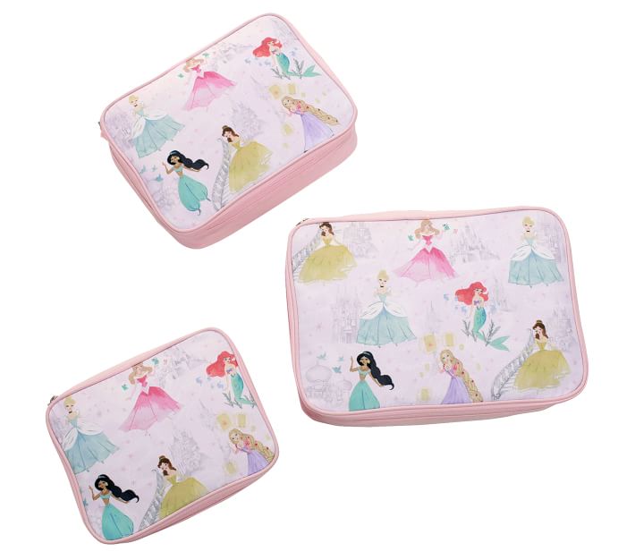 Mackenzie Disney Princess Castle Shimmer Packing Cubes, Set of 3 Pottery Barn Kids