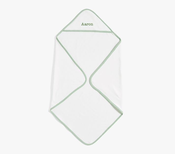 Gingham Baby Hooded Towels Pottery Barn Kids