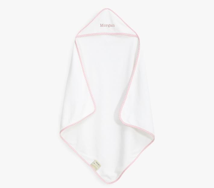 Gingham Baby Hooded Towels Pottery Barn Kids