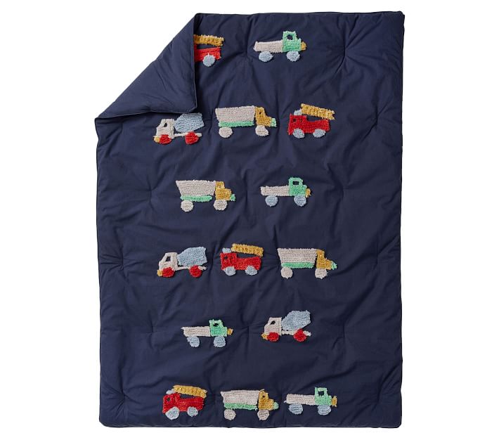 Candlewick Trucks Comforter Toddler Bedding Pottery Barn Kids