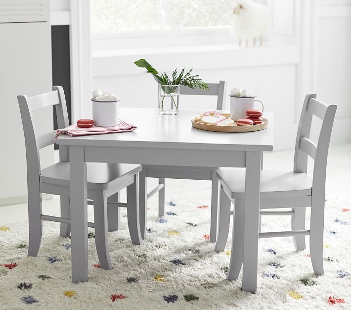 childrens table and chair sets pottery barn