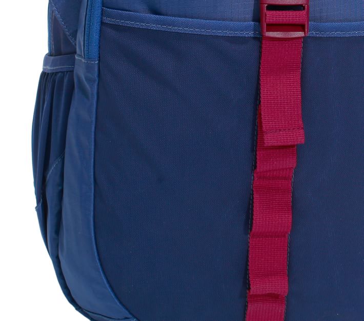 Jayden Navy/Blue/Burgundy Backpack Pottery Barn Kids