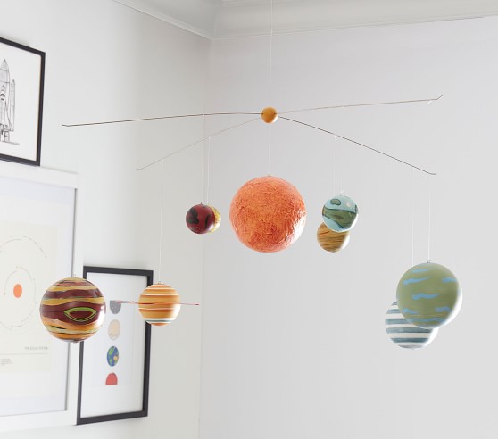 Light Ceiling Space Kids Education New Solar System Mobile 