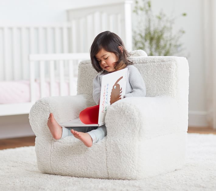 my first cream sherpa anywhere chair