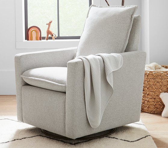 beige rocker recliner chair