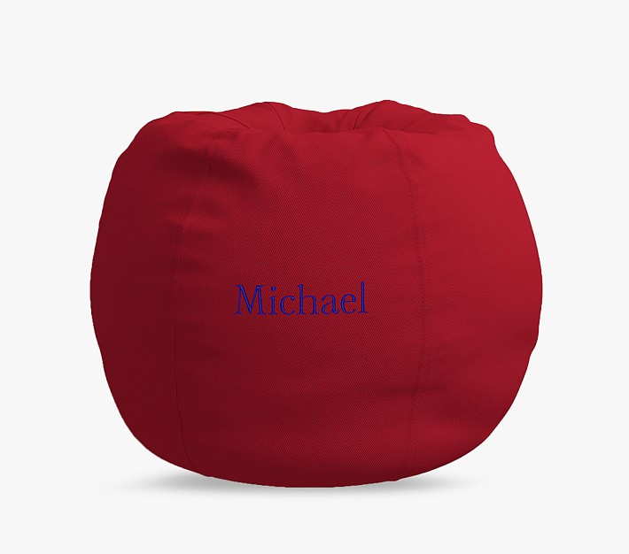 red bean bag cover