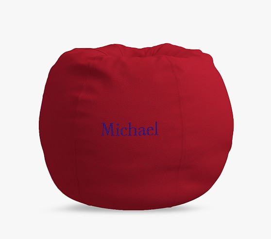 red bean bag cover